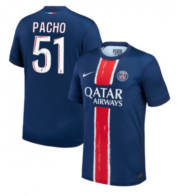 Paris Saint-Germain Willian Pacho #51 Hemmatröja 2024-25 Kortärmad